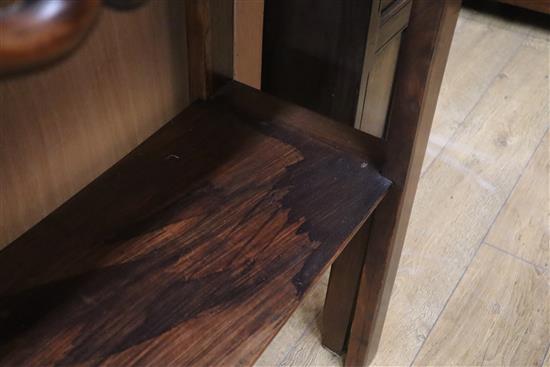 A Chinese hongmu altar table, W. 5ft. D.1ft. 3in. H.3ft 3.5in.